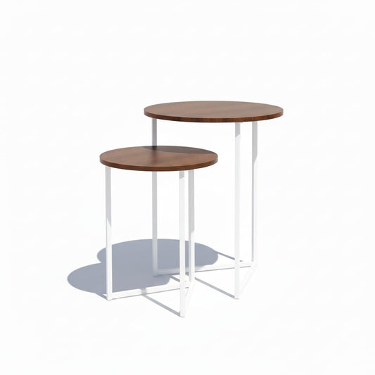 Twin Tables: Nesting Side Tables