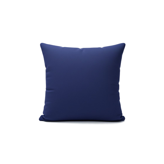 Velvet Indigo: Decorative Cushion