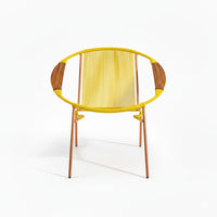 Artesa Tejido Amarillo Metal Cobre