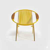 Artesa Tejido Amarillo Metal Dorado