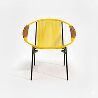 Artesa Tejido Amarillo Metal Negro