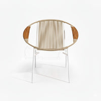 Artesa Tejido Beige Metal Blanco
