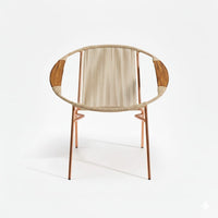 Artesa Tejido Beige Metal Cobre