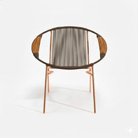 Artesa Tejido MArron Metal Cobre