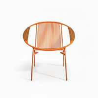 Artesa Tejido Naranja Metal Cobre