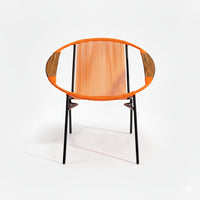Artesa Tejido Naranja Metal Negro