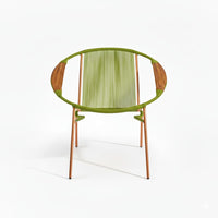 Artesa Tejido Verde Metal Cobre