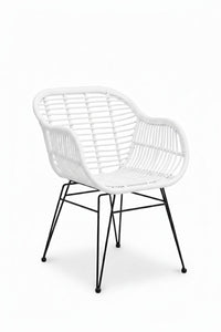Aura Amarilli Tejido Blanco Metal Negro