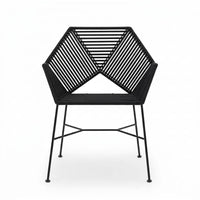 Bari Tejido Negro Metal Negro