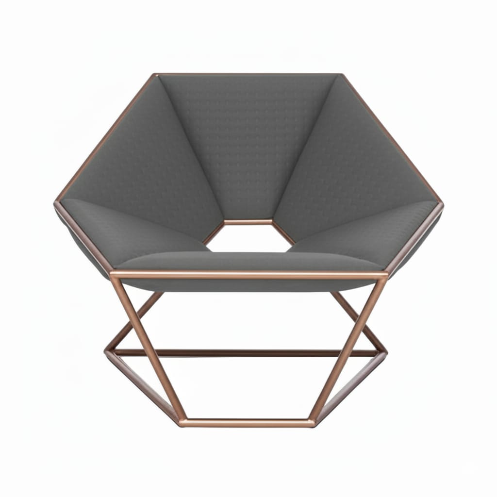 Crystalline Black Tapizado Gris Metal Cobre
