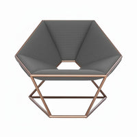 Crystalline Black Tapizado Gris Metal Cobre