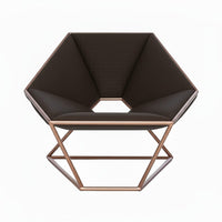 Crystalline Black Tapizado Marron Metal Cobre