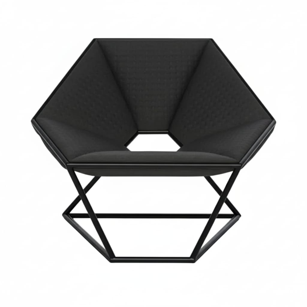 Crystalline Black Tapizado Negra Metal Negro