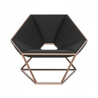 Crystalline Black Tapizado Negro Metal Cobre