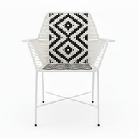 Diamont Gold Tejido Blanco, Negro Metal Blanco