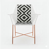 Diamont Gold Tejido Blanco, Negro Metal Cobre
