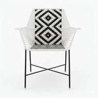 Diamont Gold Tejido Negro, BlancoMetal negro