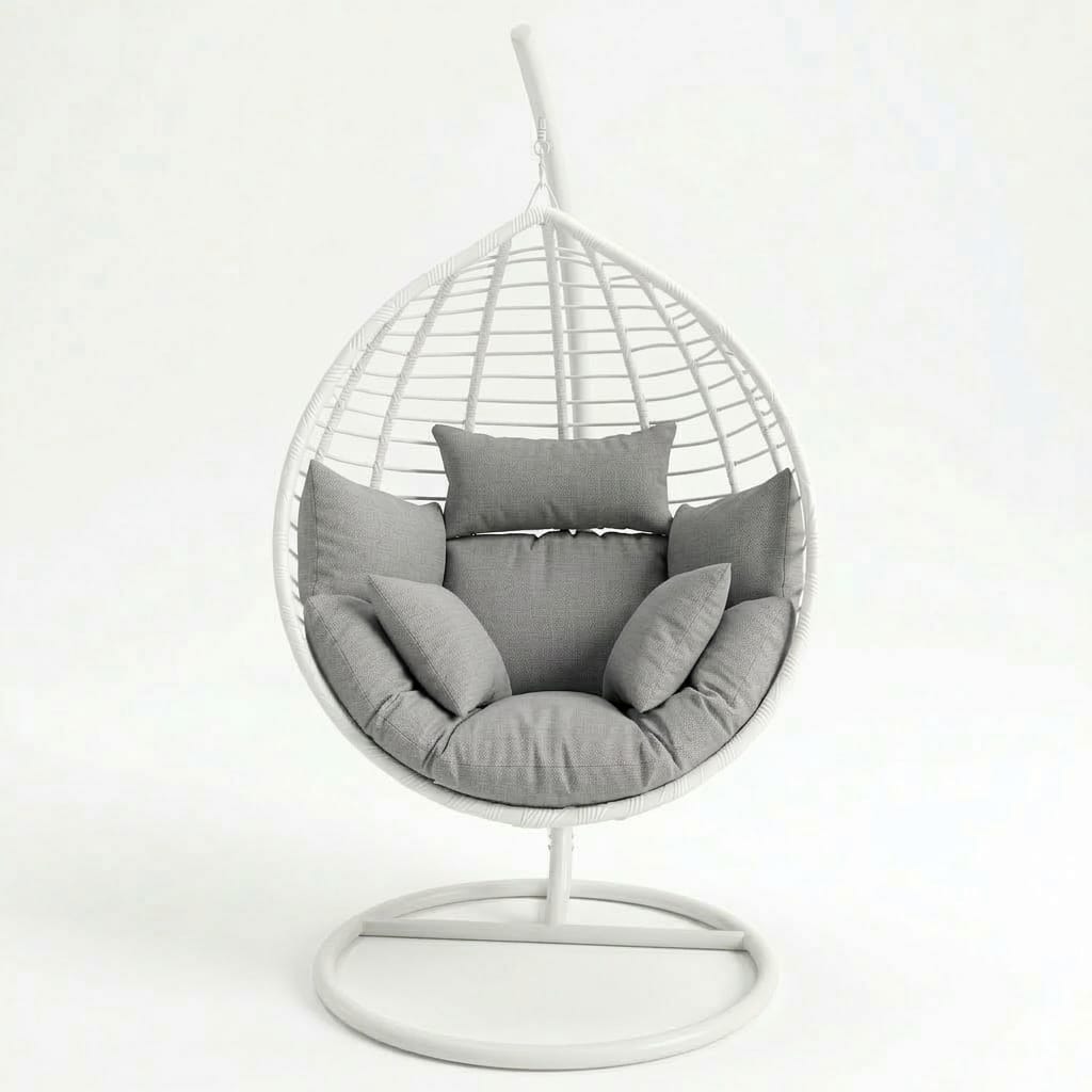 Eclipse Base Blanco Tejido Blanco Cojineria Gris