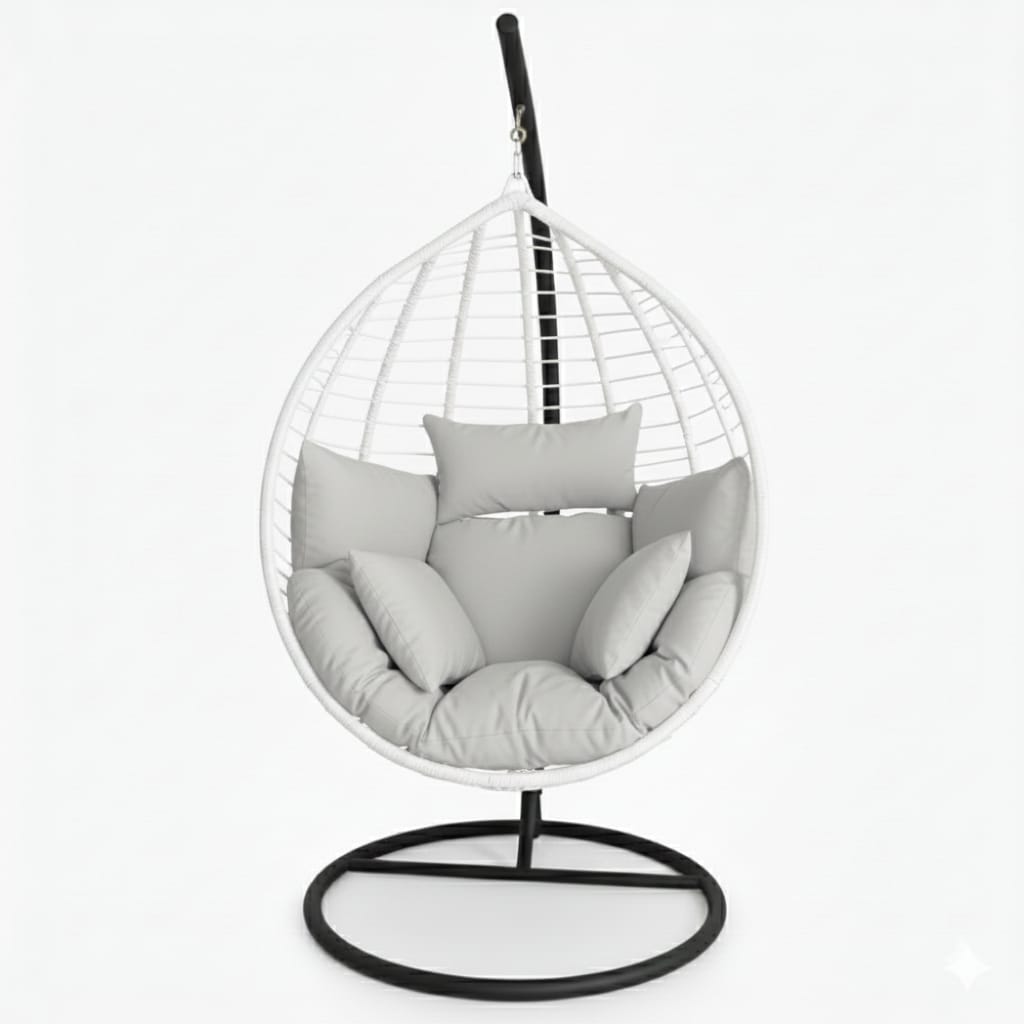 Eclipse Base Negro Tejido Blanco Cojineria Gris