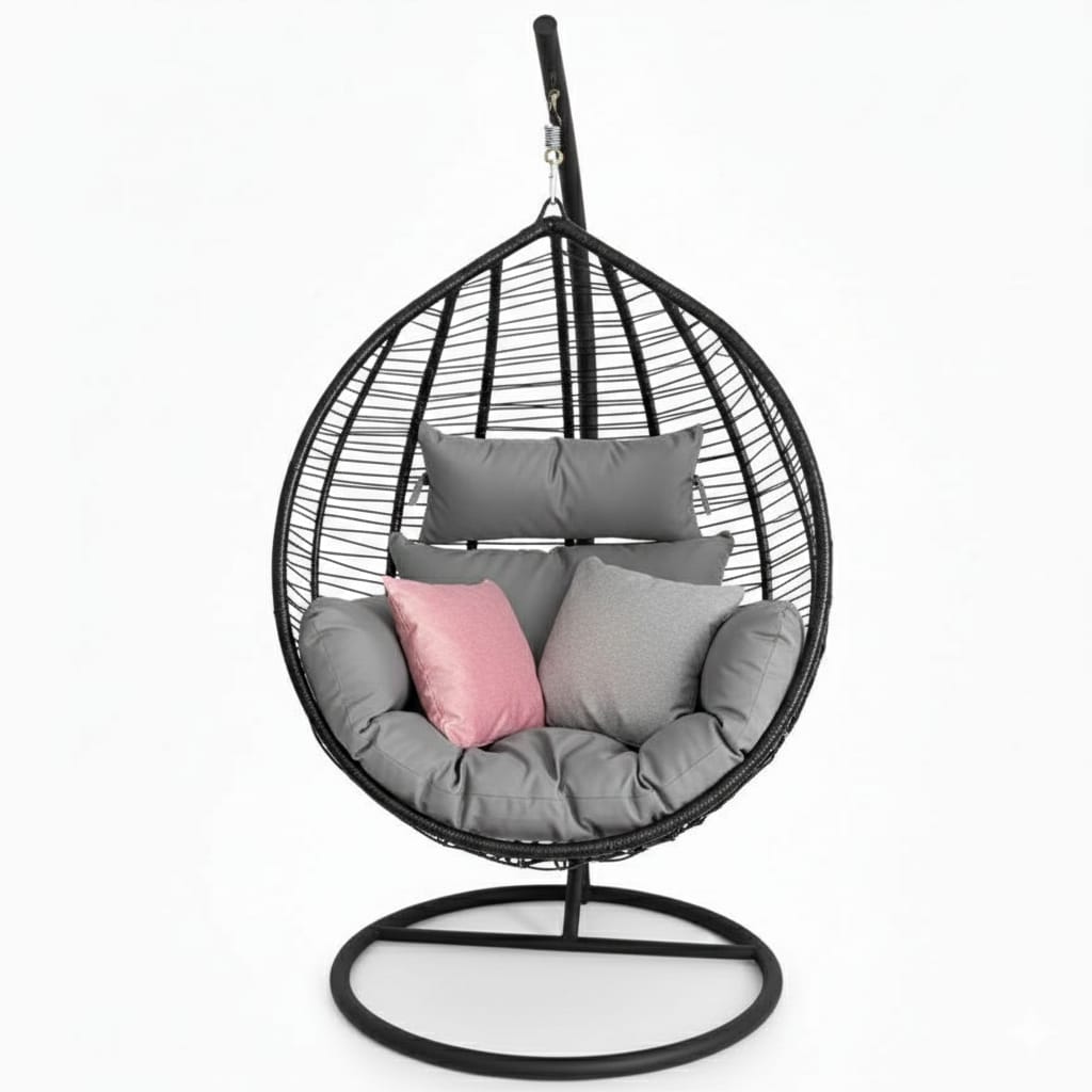 Eclipse Base Negro Tejido Negro Cojineria Gris