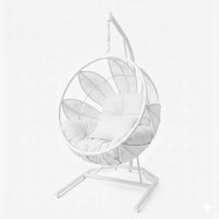 Lotus Lounge Base Blanca Tejido Blanco Cojineria Blanco