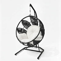 Lotus Lounge Base Negro Tejido Negro Cojineria Blanco