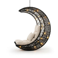 Luna Di Garda Tejido Wengue Black Cojineria Crema