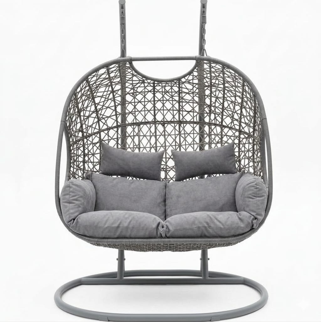 Majestic Doble Base Gris Tejido Gris Cojineria Gris