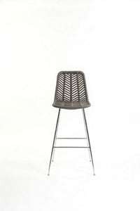 Niza Marfil Tejido Gris Metal Plateado