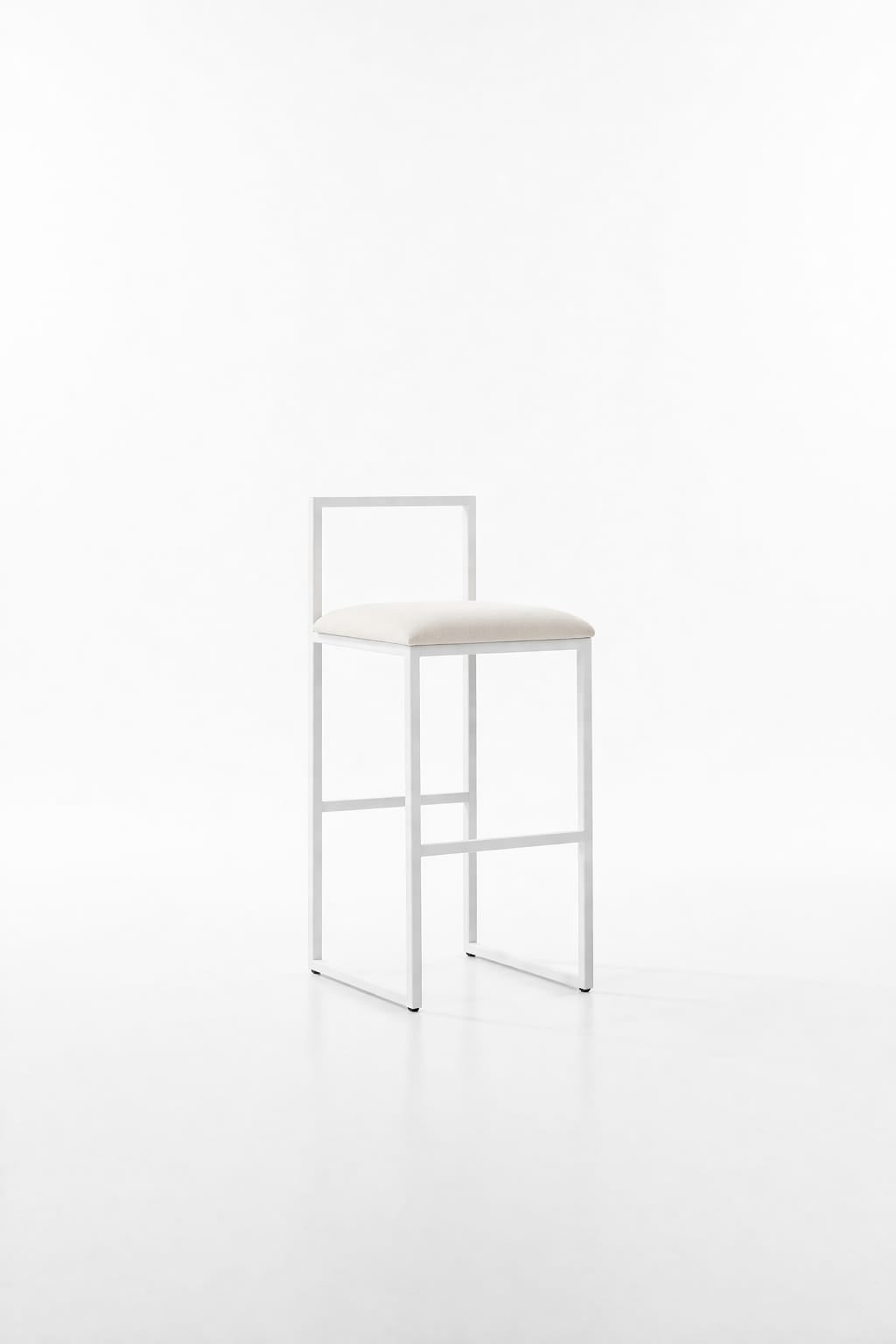 Nordic Tapiceria Beige Metal Blanco