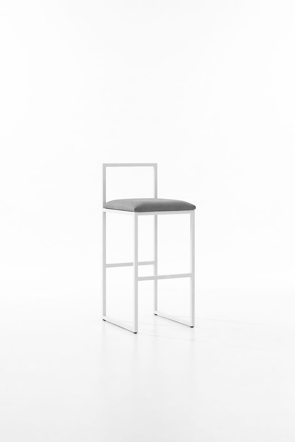 Nordic Tapiceria Gris Metal Blanco