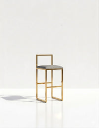 Nordic Tapiceria Gris Metal Dorado