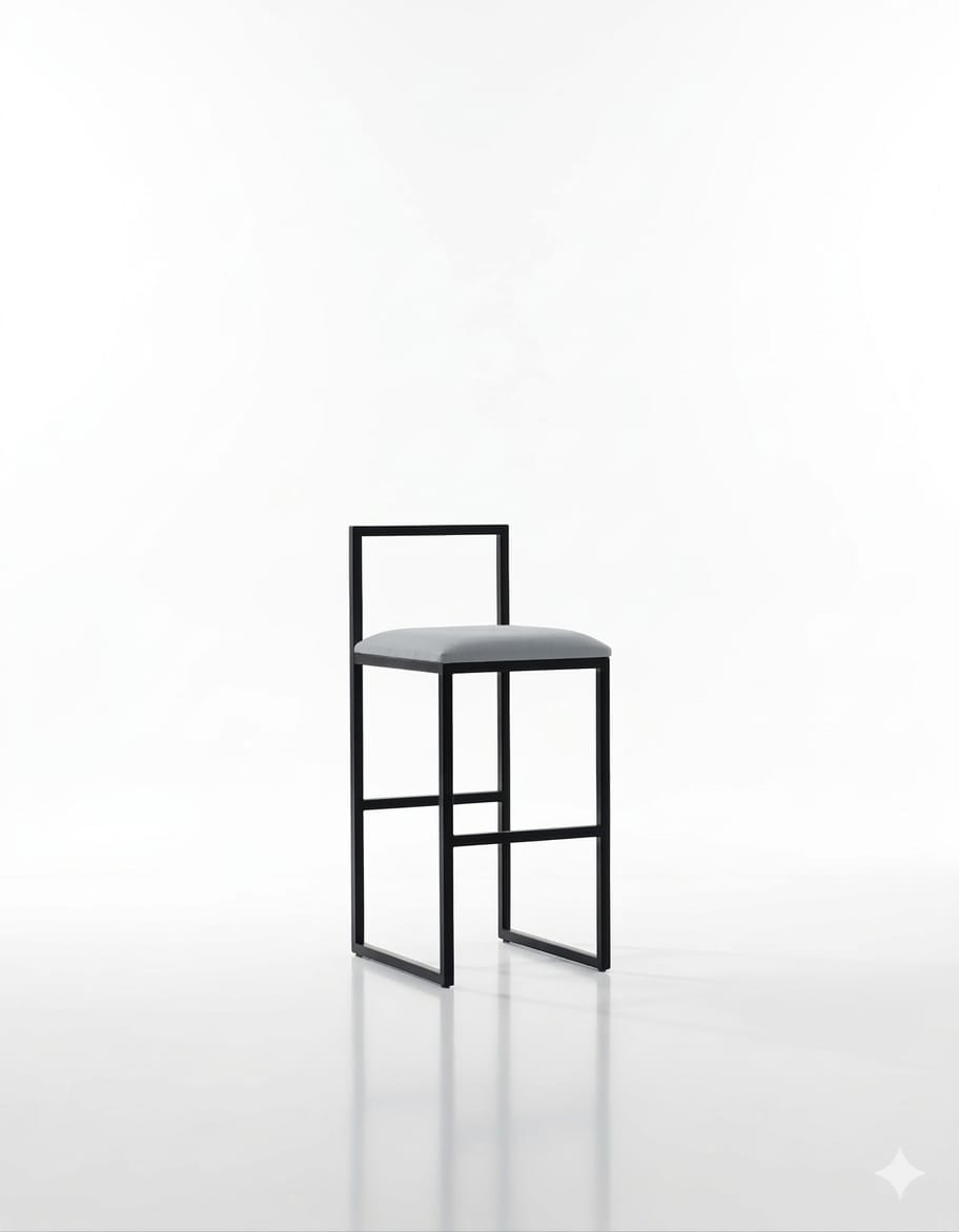 Nordic Tapiceria Gris Metal Negro