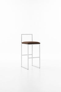 Nordic Tapiceria Marron Metal Blanco