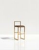 Nordic Tapiceria Marron Metal Dorado