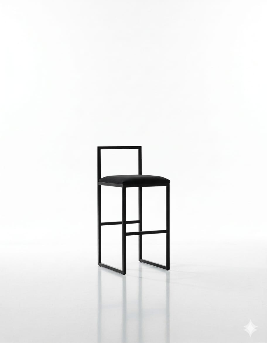 Nordic Tapiceria Negro Metal Negro