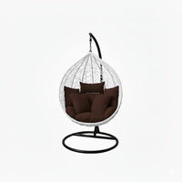 Orbital White Base Negro Tejido Blanco Cojineria Cafe