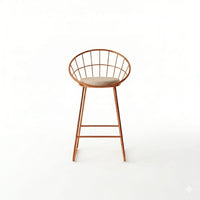 Velvet Rose Tapiceria Beige Metal Cobre