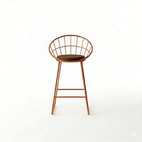 Velvet Rose Tapiceria Marron Metal Cobre