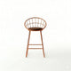 Velvet Rose Tapiceria Marron Metal Cobre