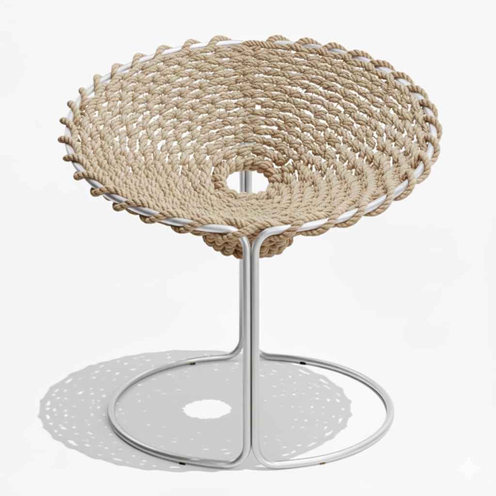 Zenith Real Tejido Beige Metal Plateado