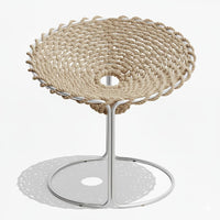 Zenith Real Tejido Beige Metal Plateado