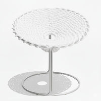 Zenith Real Tejido Blanco Metal Plateado
