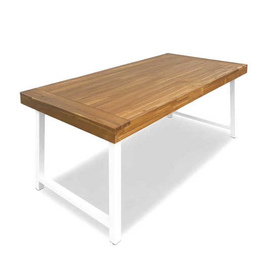 Aitana â€“ Mesa de Comedor Rectangular en Madera y Metal