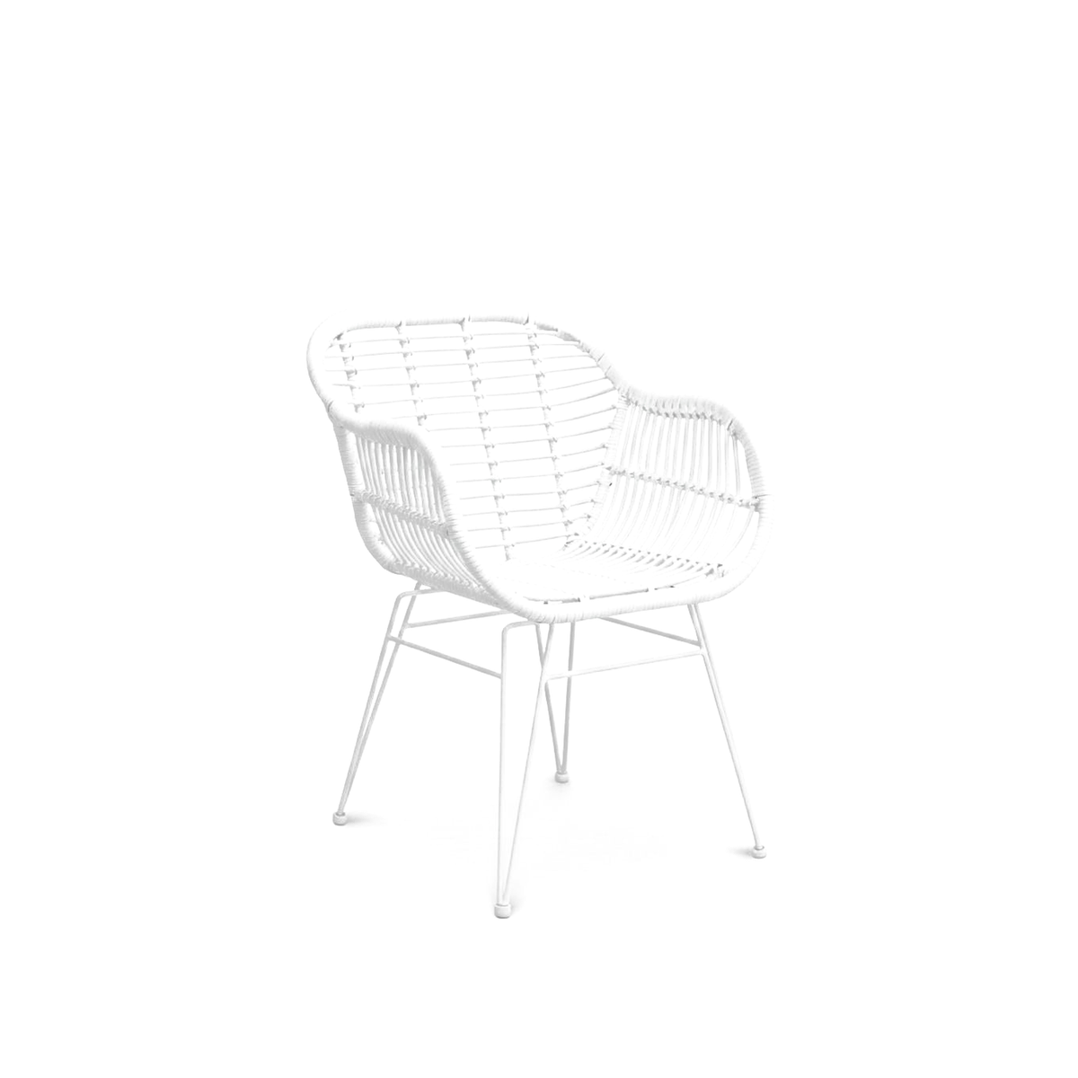 Aura Amarilla â€“ Silla de Comedor Tejida
