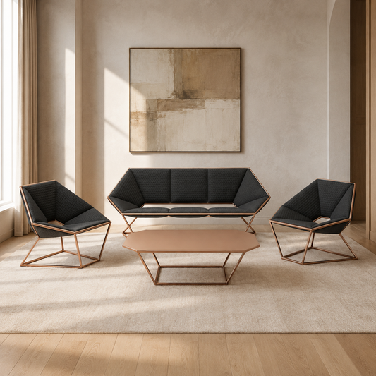 Copper Rose: Living Room Set