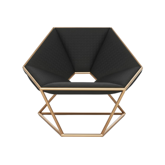 compare product Crystalline Black: Accent Chair