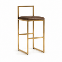 Nordic – silla de barra metálica tapizada