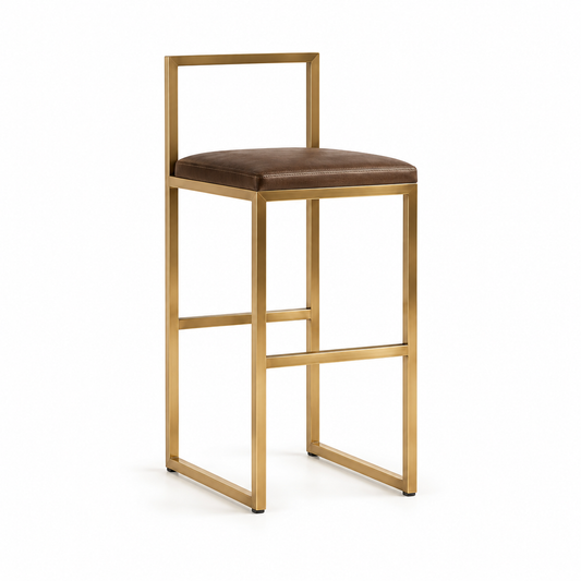 Nordic – silla de barra metálica tapizada