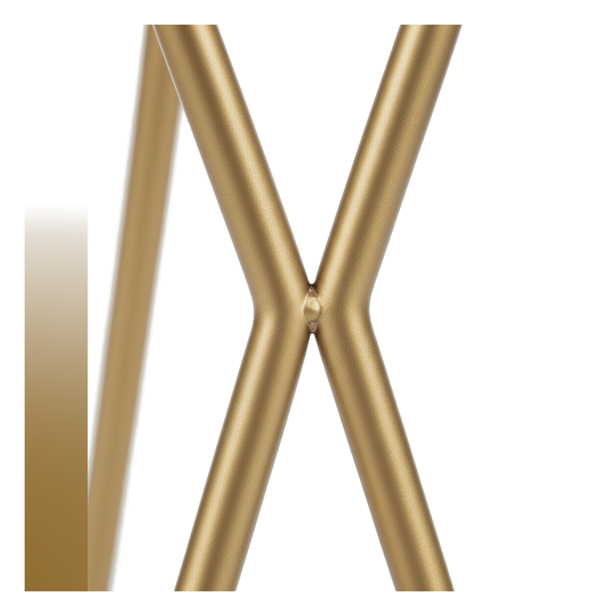 Oro Prism 2 â€“ Portamatera Dorado GeomÃ©trico